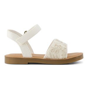 Βρεφικά Σανδάλια Toms Remi Ankle Strap για Κορίτσια Egret Botanical Eyelet (Μεγέθη 22-28,5)