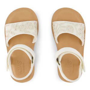 Βρεφικά Σανδάλια Toms Remi Ankle Strap για Κορίτσια Egret Botanical Eyelet (Μεγέθη 22-28,5)