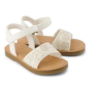 Βρεφικά Σανδάλια Toms Remi Ankle Strap για Κορίτσια Egret Botanical Eyelet (Μεγέθη 22-28,5)