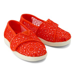 Βρεφικές Εσπαντρίγιες Toms για Κορίτσια Flame Moroccan Crochet (Μεγέθη 21-28,5)