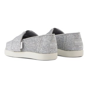 Βρεφικές Εσπαντρίγιες Toms για Κορίτσια Silver Iridescent Glimmer (Μεγέθη 19,5-28,5)