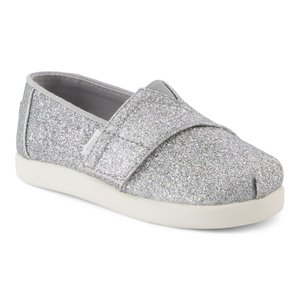 Βρεφικές Εσπαντρίγιες Toms για Κορίτσια Silver Iridescent Glimmer (Μεγέθη 19,5-28,5)