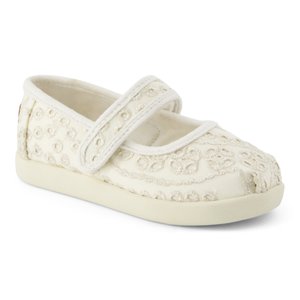Βρεφικά Παπούτσια Toms Mary Jane για Κορίτσια Egret Botanical Eyelet (Μεγέθη 21-28,5)