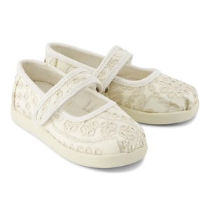Βρεφικά Παπούτσια Toms Mary Jane για Κορίτσια Egret Botanical Eyelet (Μεγέθη 21-28,5)