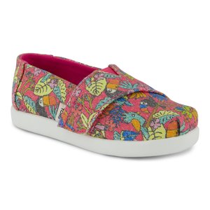 Βρεφικές Εσπαντρίγιες Toms για Κορίτσια Fuchsia Birds of Paradise (Μεγέθη 21-28,5)