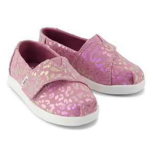 Βρεφικές Εσπαντρίγιες Toms για Κορίτσια Pink Iridescent Leopard (Μεγέθη 21-28,5)