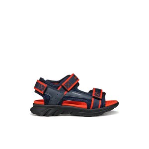 Παιδικά Σανδάλια Geox Airadyum για Αγόρια Navy/Red (Μεγέθη 28-36)