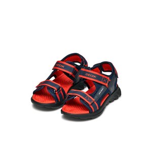 Παιδικά Σανδάλια Geox Airadyum για Αγόρια Navy/Red (Μεγέθη 28-36)