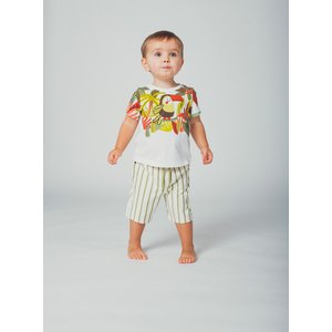 Βρεφική Βερμούδα για Αγόρια Green Stripes