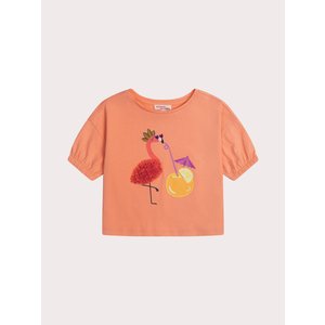 Παιδική Μπλούζα για Κορίτσια Orange Flamingo