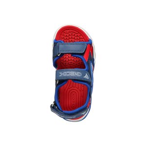 Παιδικά Σανδάλια Geox Ciberdron για Αγόρια Navy/Red Shark (Μεγέθη 25-33)