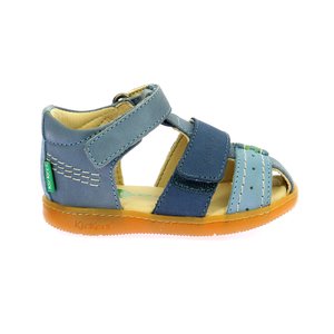 Βρεφικά Παπούτσια Kickers Kick bazar για Αγόρια Bleu tricolore (Μεγέθη 20-26)