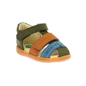 Βρεφικά Παπούτσια Kickers Kick bazar για Αγόρια Kaki camel bleu (Μεγέθη 20-26)