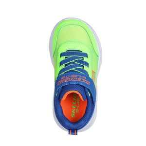 Βρεφικά Παπούτσια Skechers Krendoxγια Αγόρια Blue/Lime (Μεγέθη 22,5-26,5)