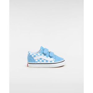 Βρεφικά Παπούτσια Vans Old Skool για Αγόρια Blue Checkerboard (Μεγέθη 20-26)