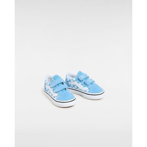 Βρεφικά Παπούτσια Vans Old Skool για Αγόρια Blue Checkerboard (Μεγέθη 20-26)