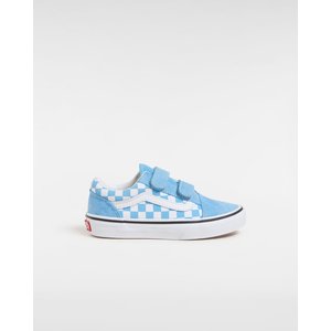 Παιδικά Παπούτσια Vans Old Skool για Αγόρια Blue Checkerboard (Μεγέθη 27-34)