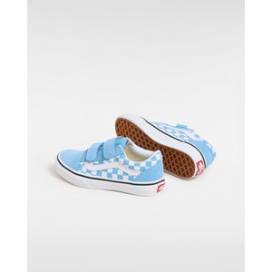 Παιδικά Παπούτσια Vans Old Skool για Αγόρια Blue Checkerboard (Μεγέθη 27-34)