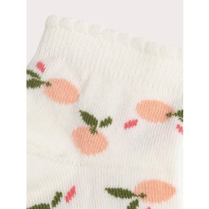 Παιδικές Κάλτσες για Κορίτσια Peach Print