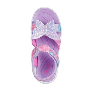 Παιδικά Σανδάλια Skechers Jumpsters Sandal για Κορίτσια Butterfly Brights (Μεγέθη 27,5-33,5)