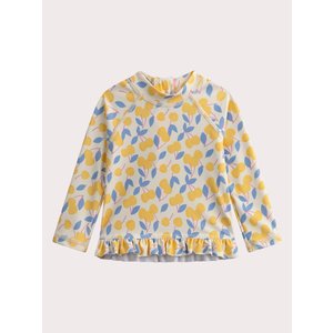 Σετ Βρεφικό Μαγιό και Αντιηλιακή Μπλούζα για Κορίτσια Lemon Print