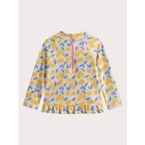 Σετ Βρεφικό Μαγιό και Αντιηλιακή Μπλούζα για Κορίτσια Lemon Print