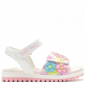 Παιδικά Σανδάλια Lelli Kelly Eloise για Κορίτσια Bianco Fantasia (Μεγέθη 26-35)