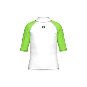 Παιδική Αντηλιακή UV Μπλούζα Arena Rash Vest για Αγόρια White/Lime