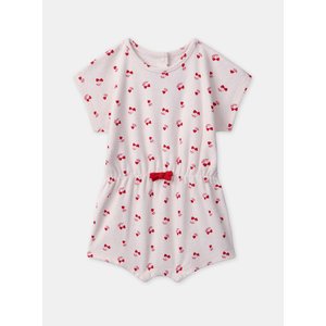 Βρεφικό Ολόσωμο Φορμάκι για Κορίτσια Baby Pink Cherries
