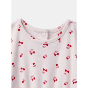 Βρεφικό Ολόσωμο Φορμάκι για Κορίτσια Baby Pink Cherries