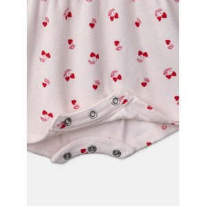 Βρεφικό Ολόσωμο Φορμάκι για Κορίτσια Baby Pink Cherries