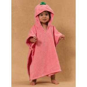 Βρεφικό Πόντσο-Πετσέτα για Κορίτσια Strawberry Look