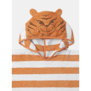 Παιδικό Πόντσο-Πετσέτα για Αγόρια Orange Tiger
