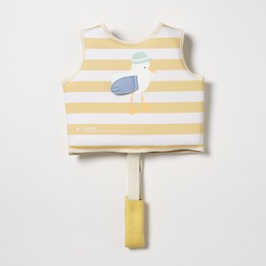 SUNNYLIFE Παιδικό Γιλέκο Κολύμβησης Sammy the Seagull Mustard Stripe