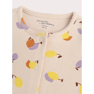 Βρεφική Πιτζάμα για Κορίτσια Beige Fruits