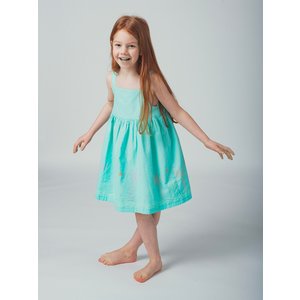 Παιδικό Φόρεμα για Κορίτσια Turquoise Print - 2 σε 1