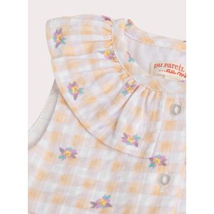 Βρεφικό Φόρεμα για Κορίτσια Floral Plaid