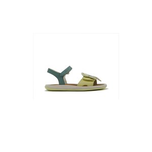 Παιδικά Σανδάλια Camper Twins για Κορίτσια Yellow/Petrol Flowers (Μεγέθη 26-34)