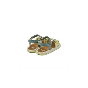 Παιδικά Σανδάλια Camper Twins για Κορίτσια Yellow/Petrol Flowers (Μεγέθη 26-34)