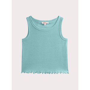 Παιδική Μπλούζα για Κορίτσια Turquoise Ribbed