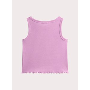 Παιδική Μπλούζα για Κορίτσια Purple Ribbed