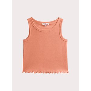 Παιδική Μπλούζα για Κορίτσια Orange Ribbed