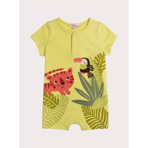 Βρεφικό Ολόσωμο Φορμάκι για Αγόρια Yellow Jungle
