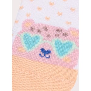 Βρεφικές Κάλτσες για Κορίτσια Peach Bear