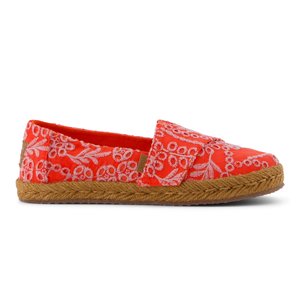 Παιδικές Εσπαντρίγιες Toms Alpargata Rope 2.0 για Κορίτσια Flame Botanical Eyelet (Μεγέθη 30-35,5)
