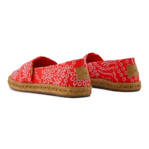 Παιδικές Εσπαντρίγιες Toms Alpargata Rope 2.0 για Κορίτσια Flame Botanical Eyelet (Μεγέθη 30-35,5)