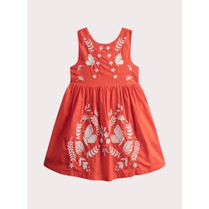 Παιδικό Φόρεμα για Κορίτσια Orange Embroidery
