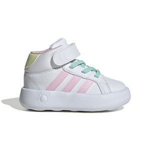 Βρεφικά Παπούτσια Adidas Grand Court Mid για Κορίτσια White  (Μεγέθη 20-27)