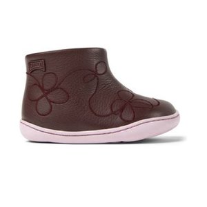 Βρεφικά Μποτάκια Camper Twins για Κορίτσια Burgundy (Μεγέθη 22-26)