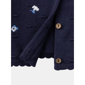 Βρεφική Ζακέτα για Κορίτσια Navy Garden